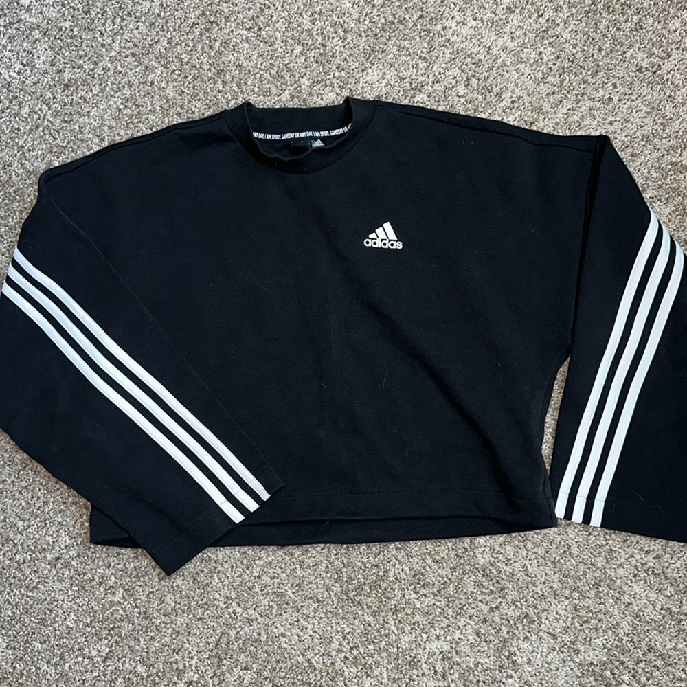 Adidas crop sweatshirt